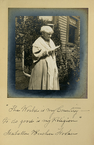 Isabella Beecher Hooker (University photo / Rare Books, Special Collections, and Preservation)